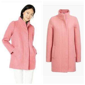 J.Crew Mercantile City Coat Pink Size 16 Wool Blend